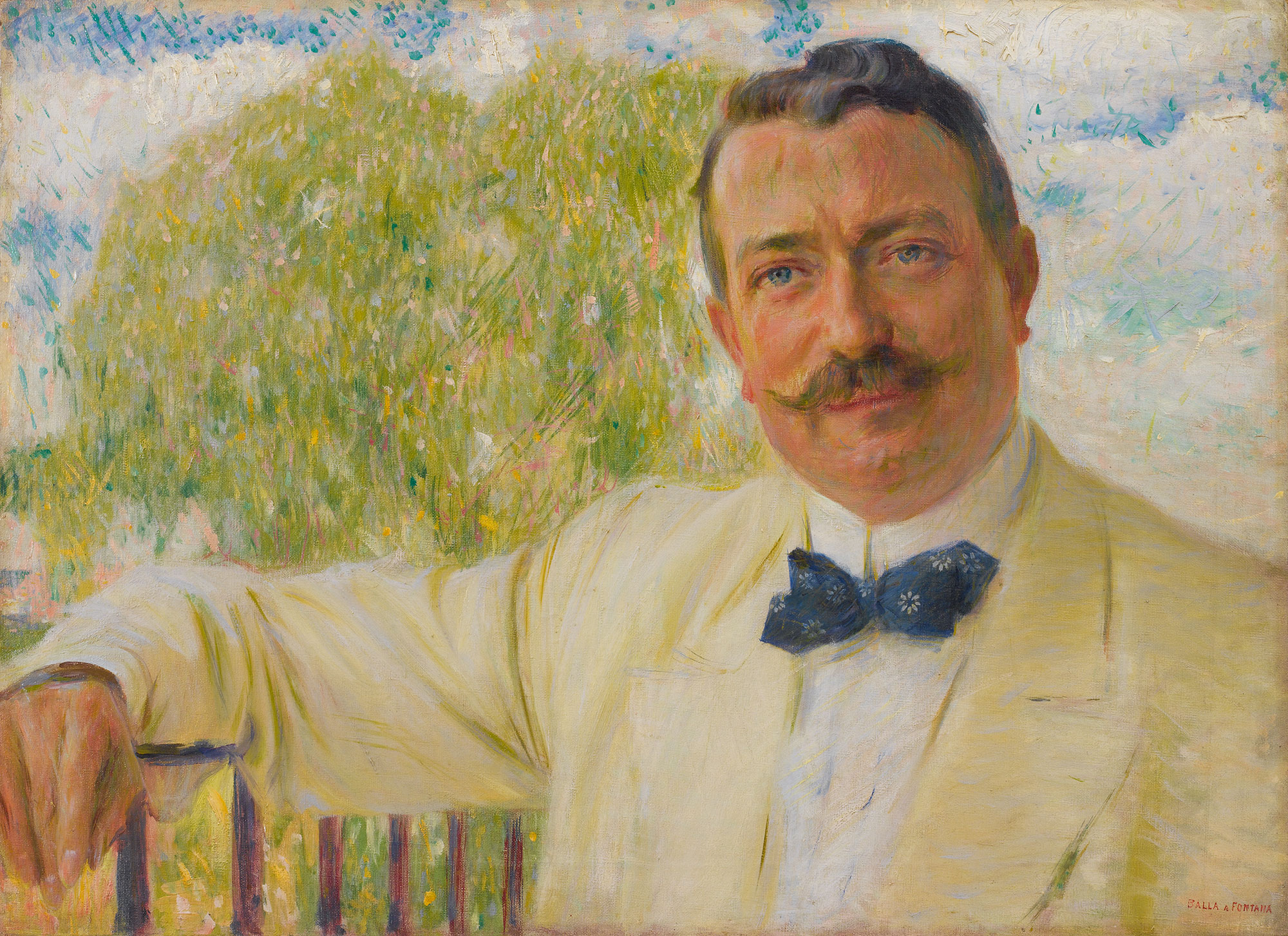 Giacomo Balla, Portrait of Fontana, 1907