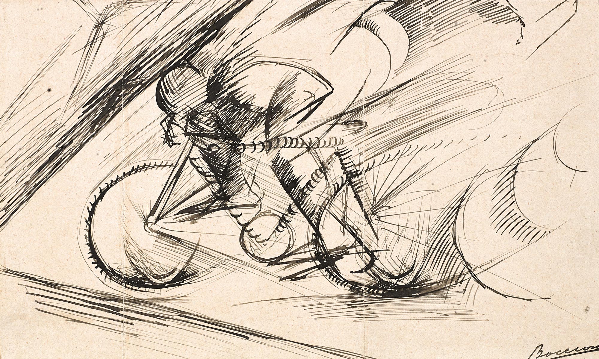 Umberto Boccioni, Dynamism of a Cyclist, 1913