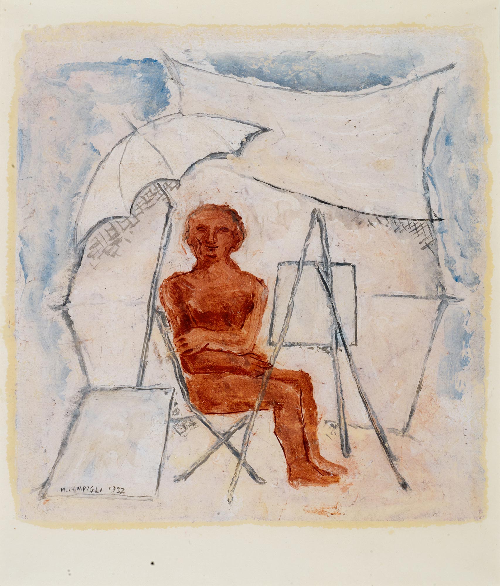 Massimo Campigli, The Painter, 1932