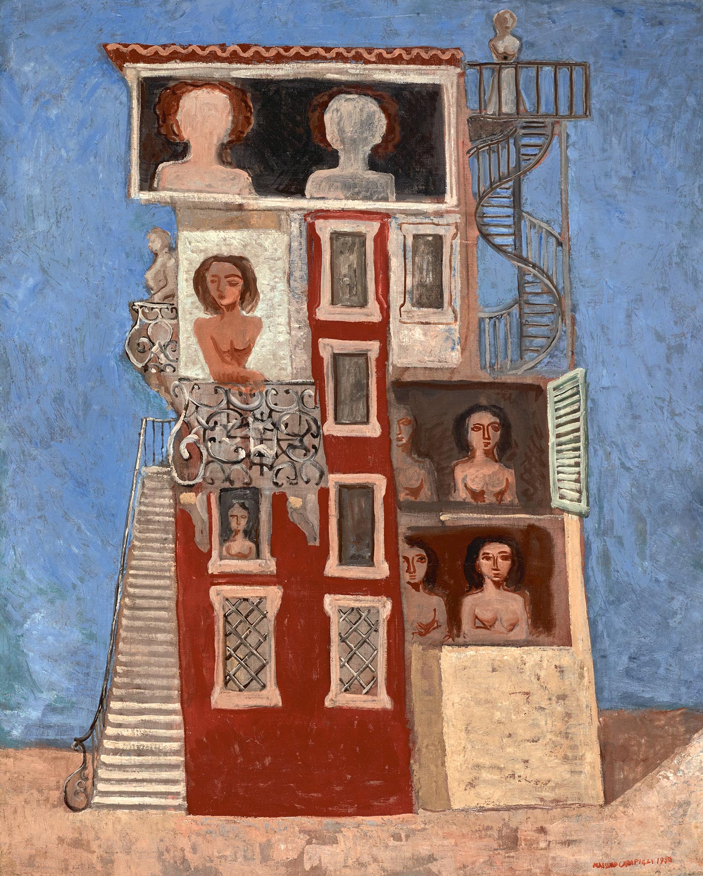 Massimo Campigli, The Belvedere, 1930