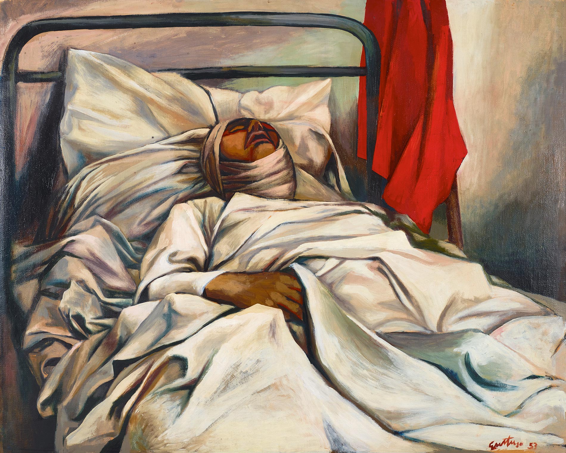 Renato Guttuso, Death of a Hero, 1953