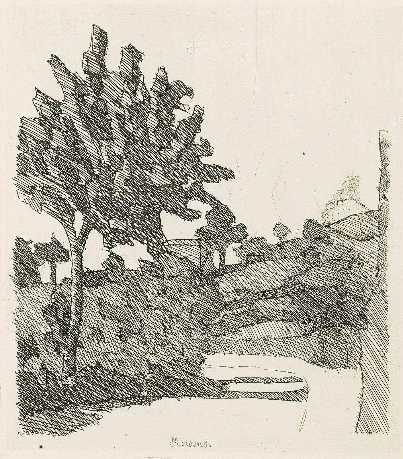 Giorgio Morandi, Grizzana Landscape, 1932