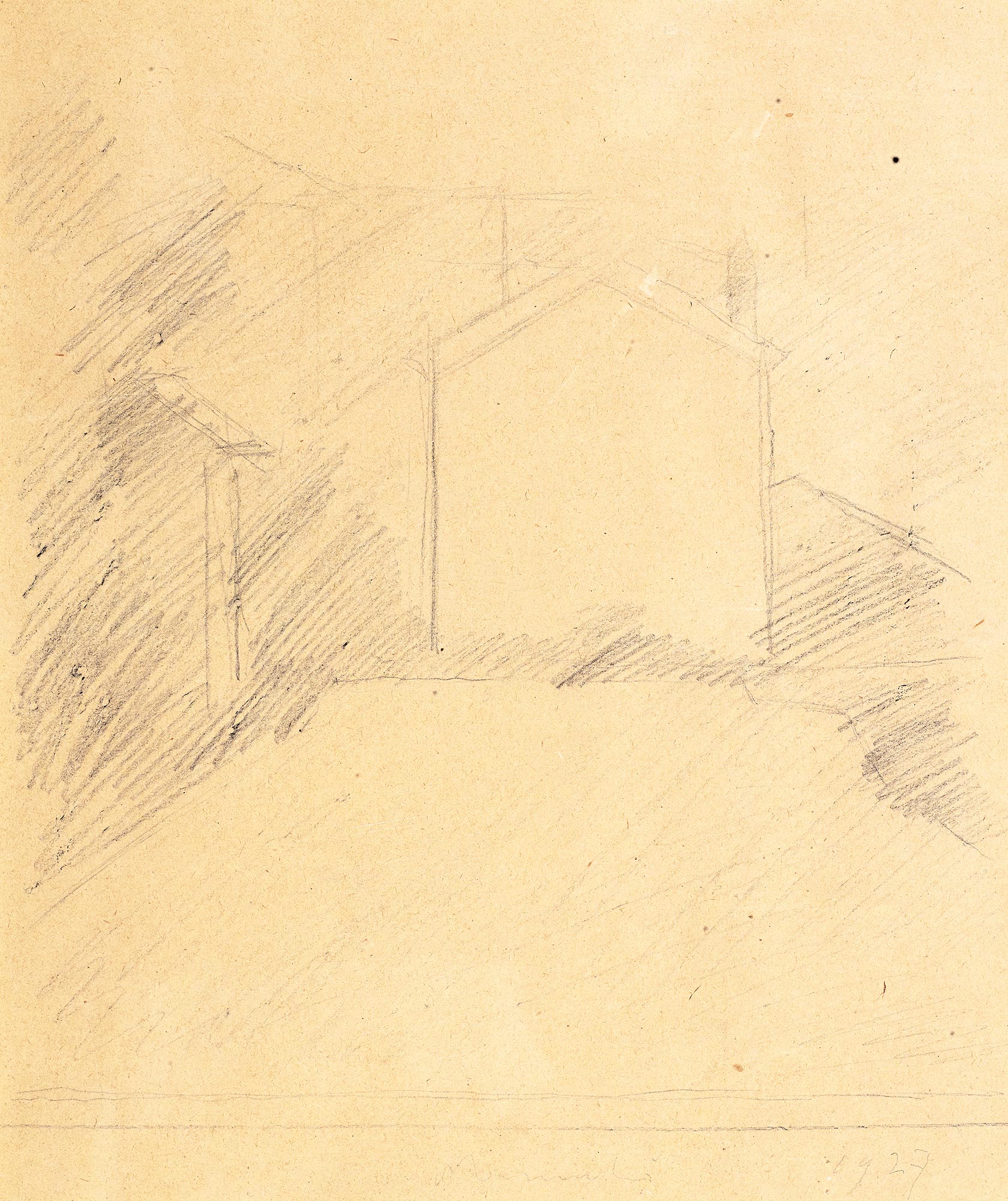 Giorgio Morandi, Landscape, 1927