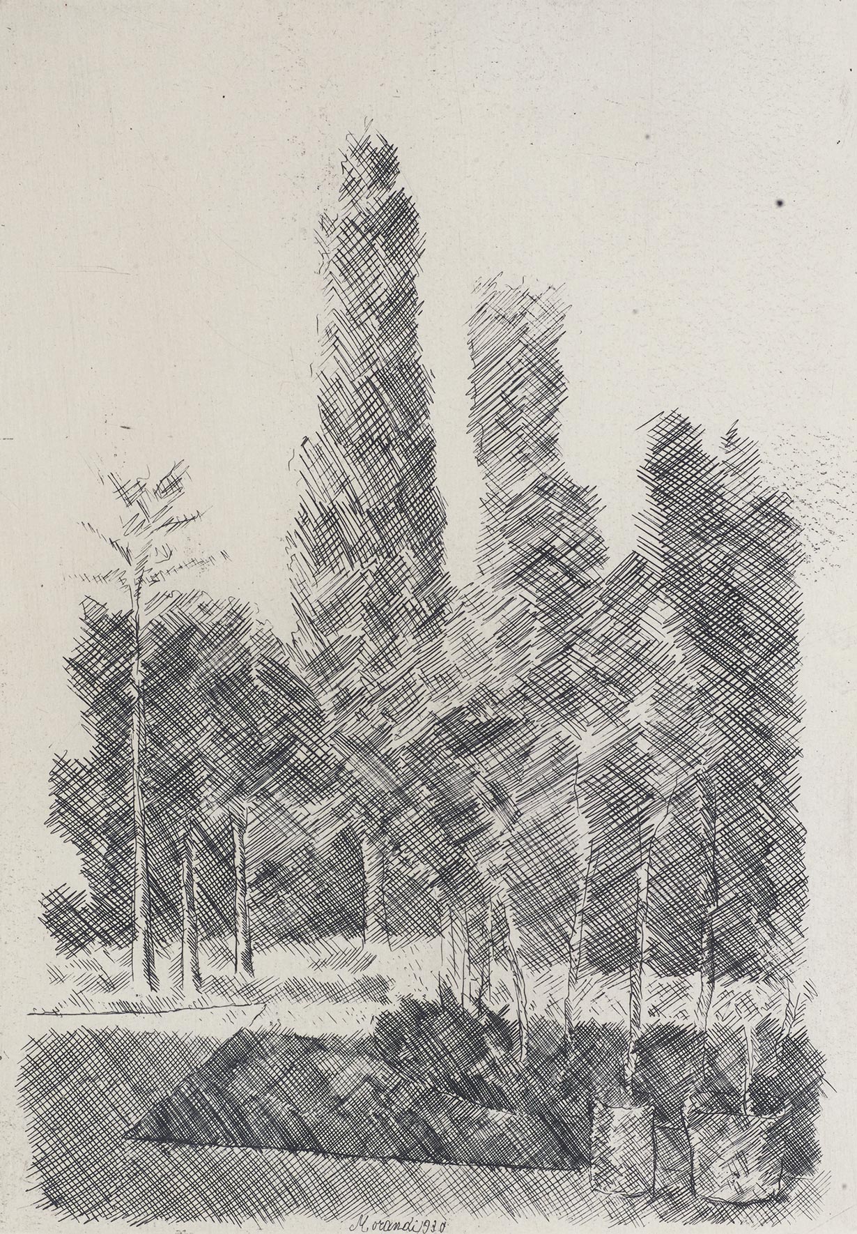 Giorgio Morandi, Poplars, 1930