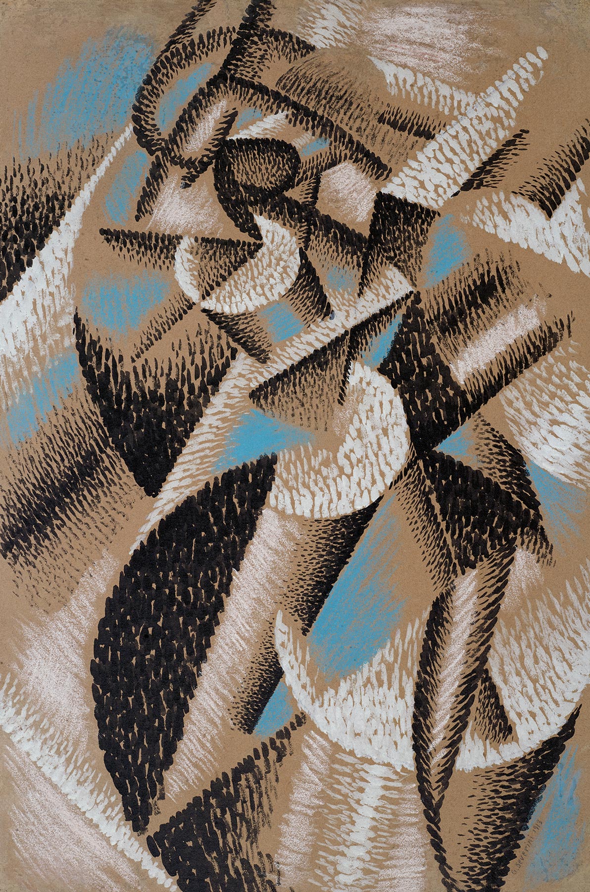 Gino Severini, Dancer (Ballerina + Sea), 1913