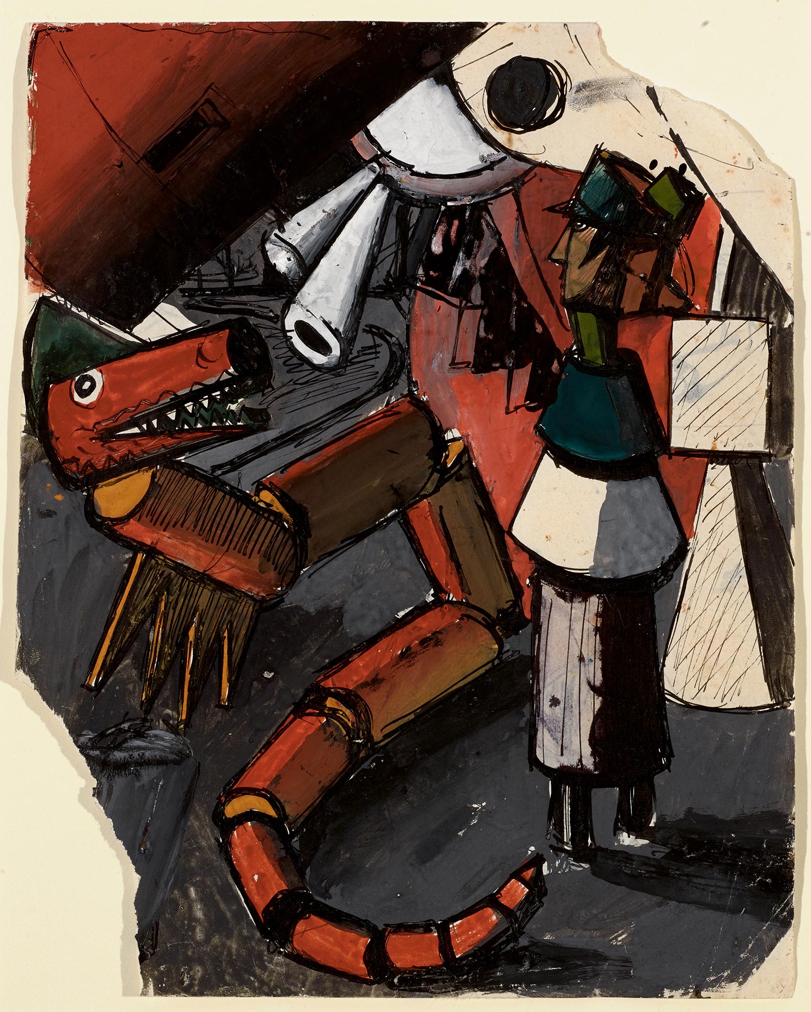 Mario Sironi, The Metaphysical Robot Arant, 1915