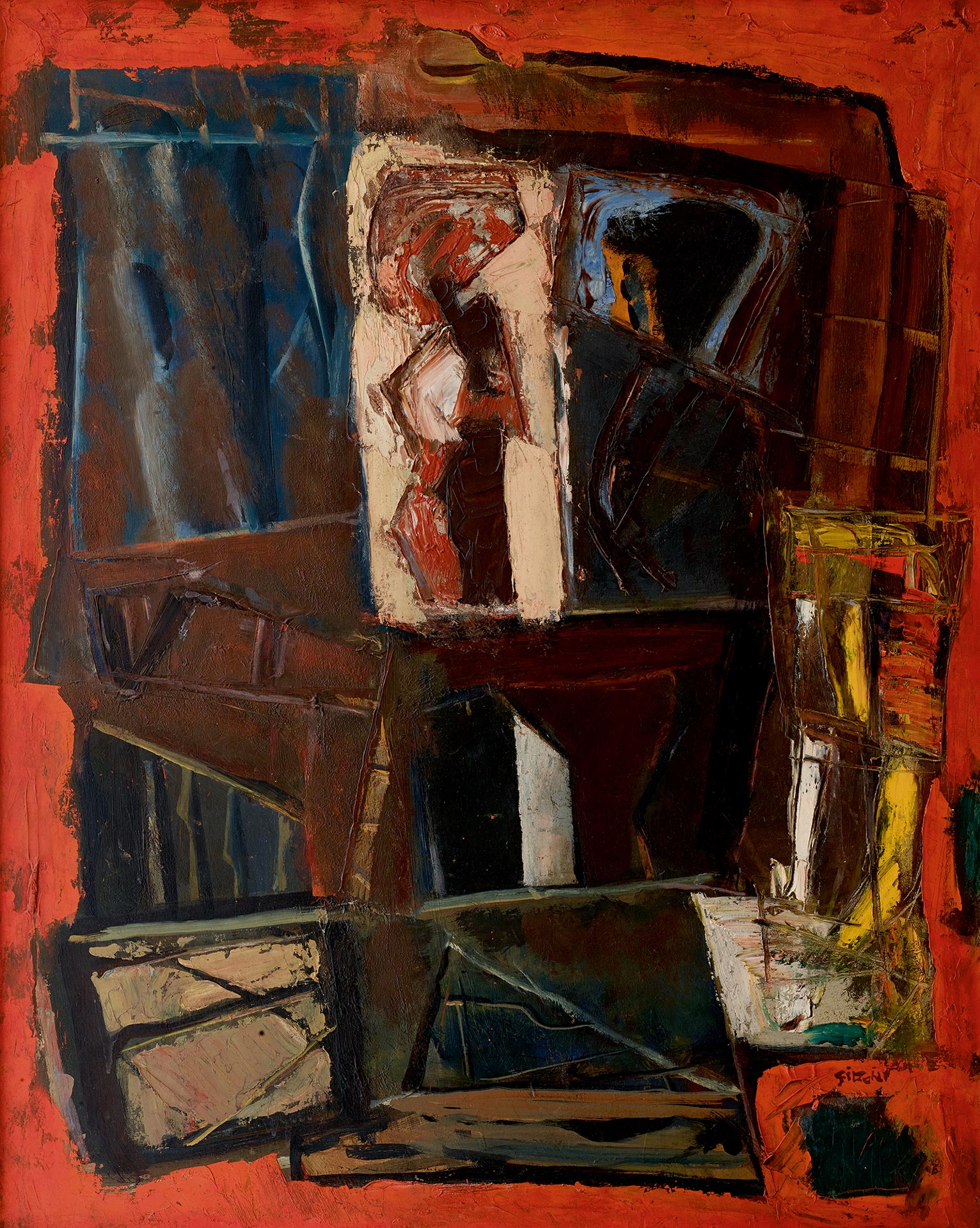 Mario Sironi, Composition, 1947