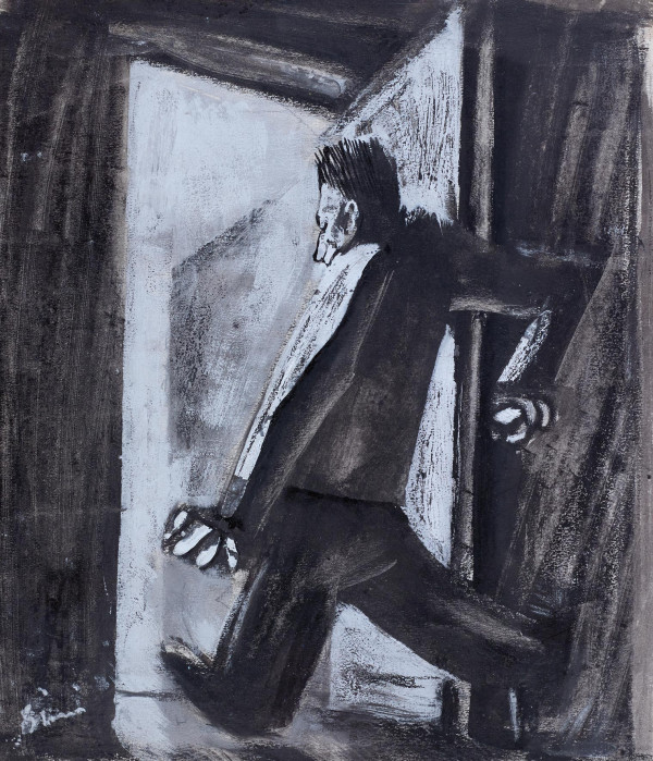 Mario Sironi, Untitled (Man Opening a Door), 1932