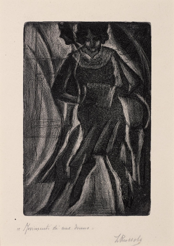 Luigi Russolo, Movements of a Woman, 1913